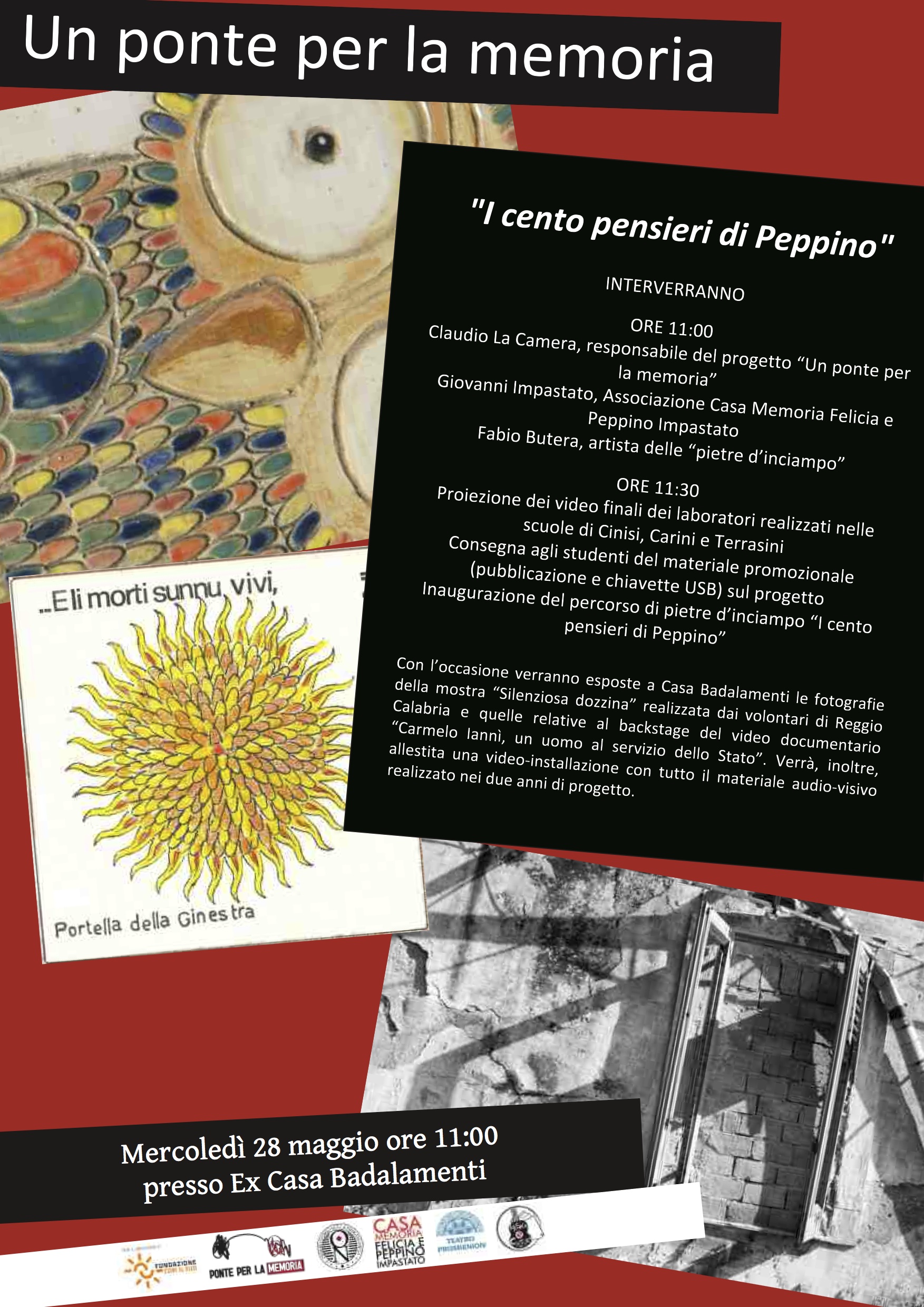 evento finale "Un ponte per la memoria" 1 Locandina 28 05 14-1Web