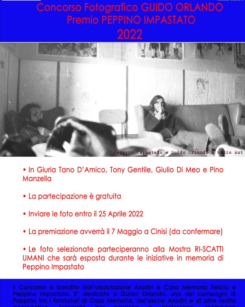 locandina concorso Guido 2022