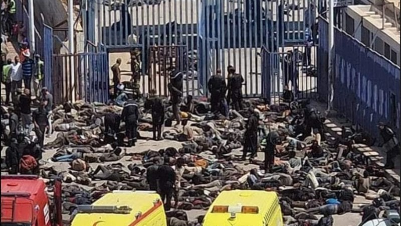 Strage di profughi al confine con l'Europa 1 foto da huffington post